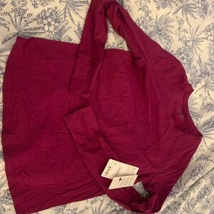 Athleta Women's Swim Coverup in Burgundy